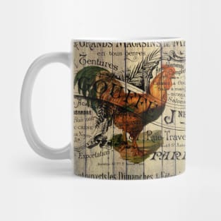 Cottagecore french  barn wood  western country kitchen farmhouse rooster Mug